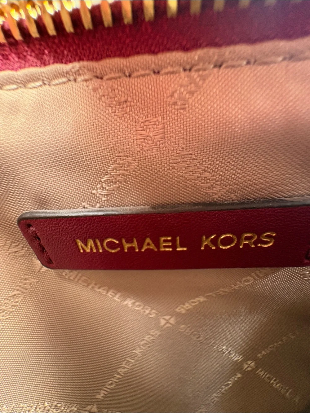 Michael Kors Mercer Medium Messenger Crossbody Bag - Berry Pink EUC